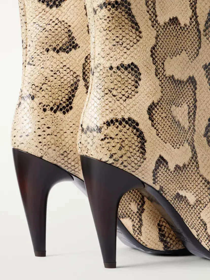 Isabel Marant Jany 100 Snake-effect Leather Knee Boots | Thumbnail 5 Isabel Marant Jany 100 Snake-effect Leather Knee Boots | Thumbnail 5
