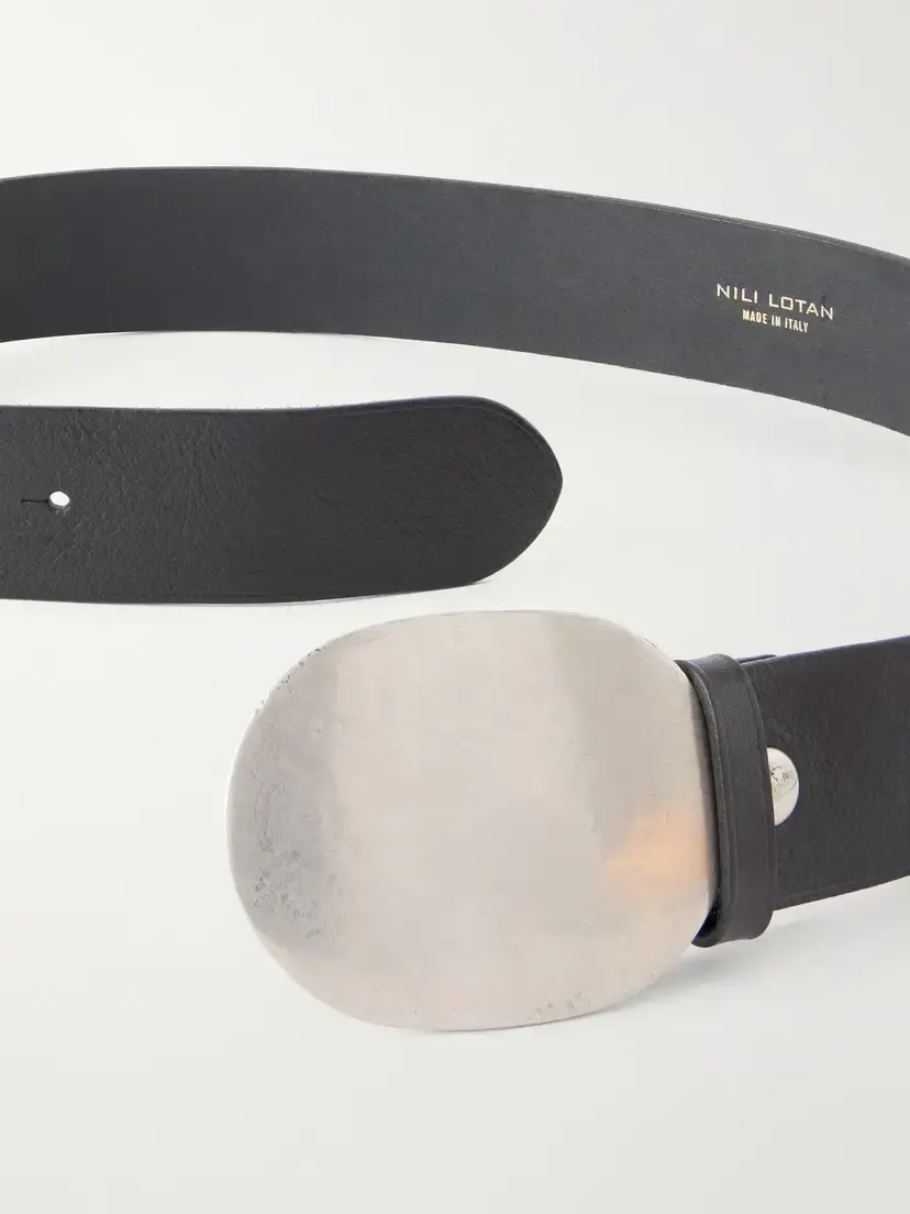 Nili Lotan Wayne Leather Belt | Thumbnail 3