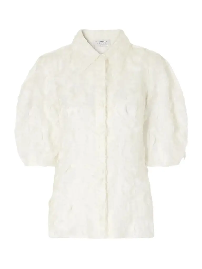 Sansi Fil Coupè Silk And Wool-blend Blouse Sansi Fil Coupè Silk And Wool-blend Blouse
