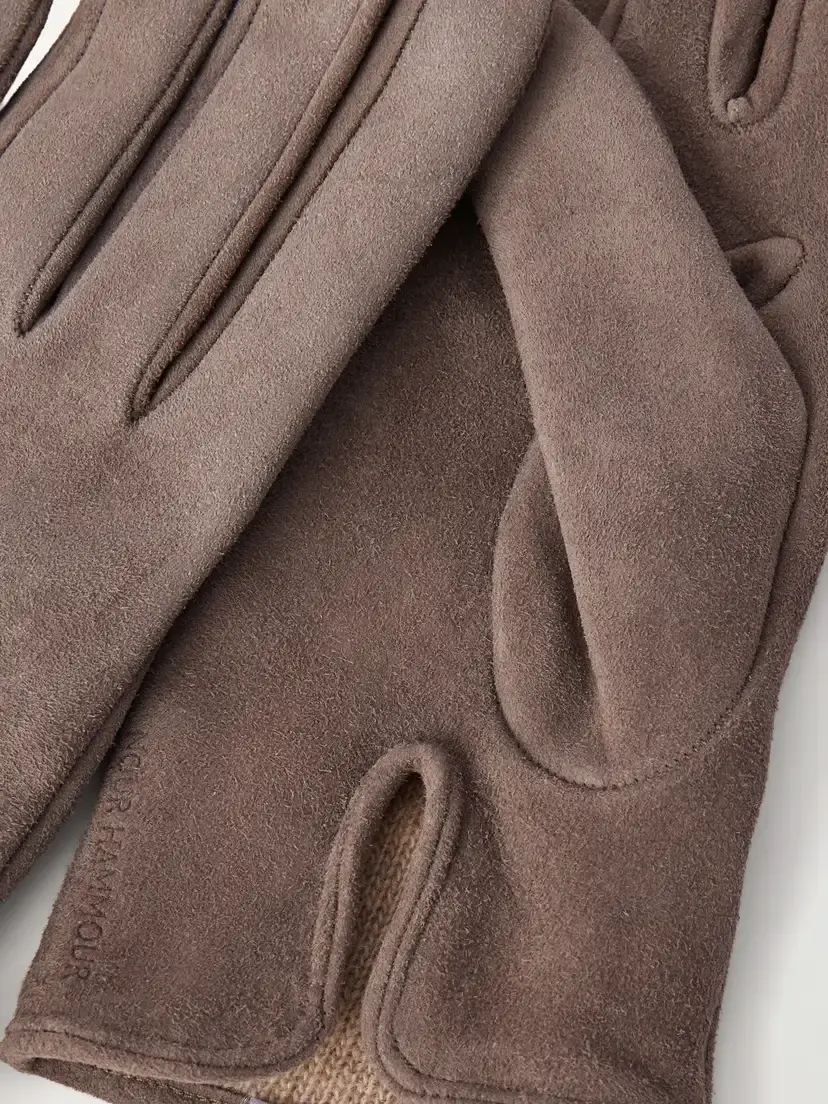 Nour Hammour Suede Gloves | Thumbnail 2 Nour Hammour Suede Gloves | Thumbnail 2