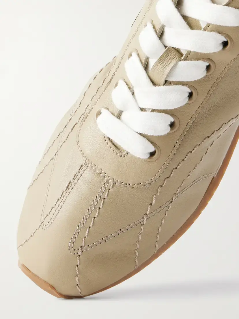 TOTEME Flex Leather Sneakers | Thumbnail 5 TOTEME Flex Leather Sneakers | Thumbnail 5