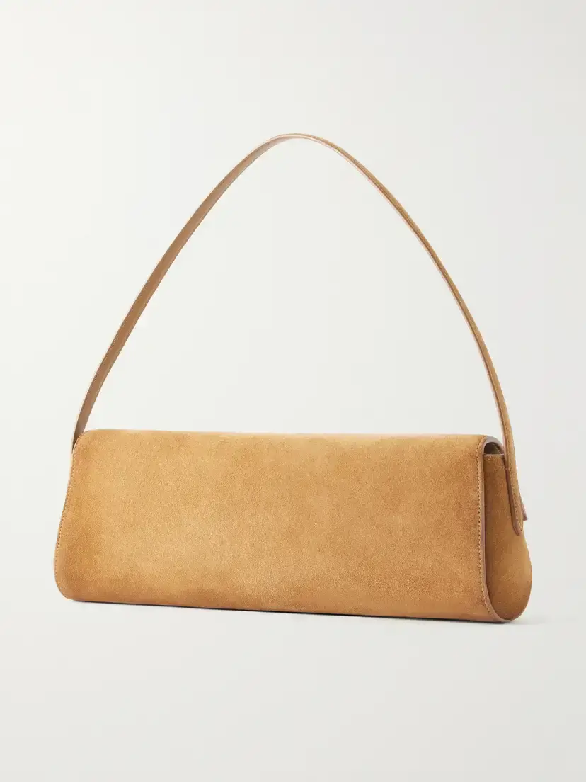 Jil Sander Kante Suede Shoulder Bag | Thumbnail 4 Jil Sander Kante Suede Shoulder Bag | Thumbnail 4