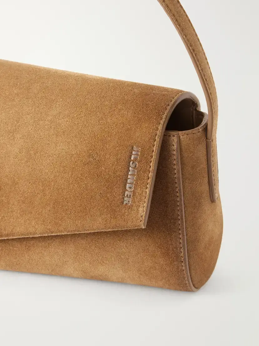 Jil Sander Kante Suede Shoulder Bag | Thumbnail 5 Jil Sander Kante Suede Shoulder Bag | Thumbnail 5
