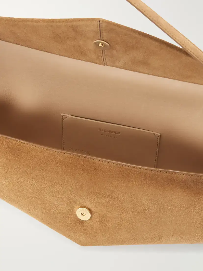 Jil Sander Kante Suede Shoulder Bag | Thumbnail 6 Jil Sander Kante Suede Shoulder Bag | Thumbnail 6