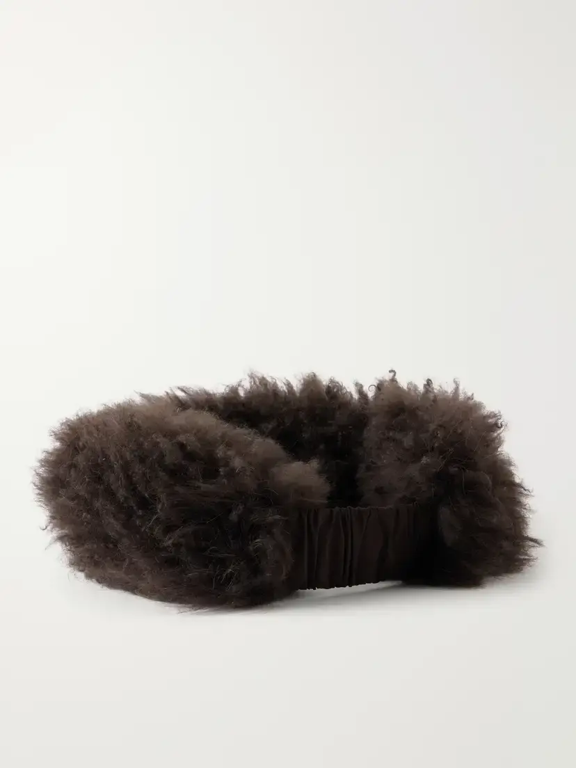 Yves Salomon Shearling Headband | Thumbnail 3