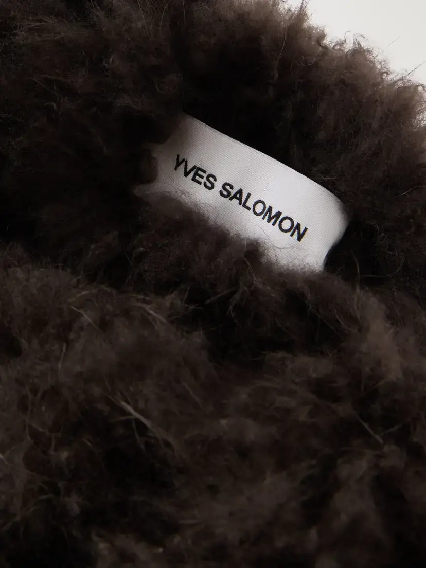 Yves Salomon Shearling Headband | Thumbnail 4
