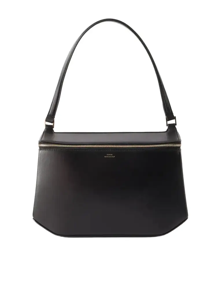TOTEME Clip Leather Shoulder Bag