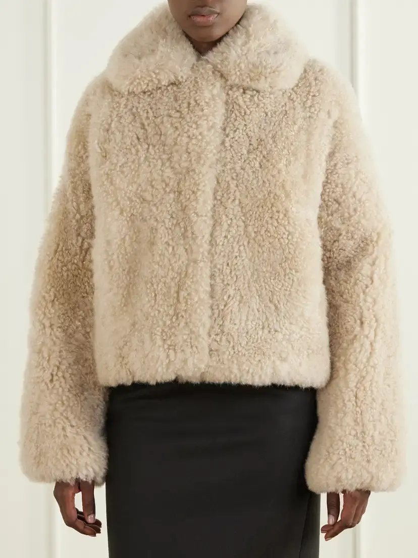 Yves Salomon Shearling Jacket | Thumbnail 3 Yves Salomon Shearling Jacket | Thumbnail 3