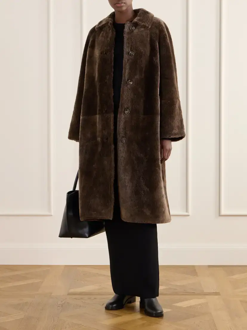 Yves Salomon Shearling Coat | Thumbnail 2 Yves Salomon Shearling Coat | Thumbnail 2