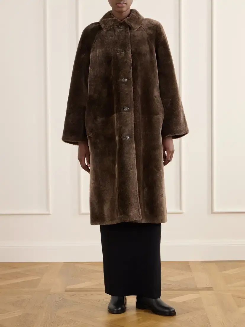 Yves Salomon Shearling Coat | Thumbnail 3 Yves Salomon Shearling Coat | Thumbnail 3