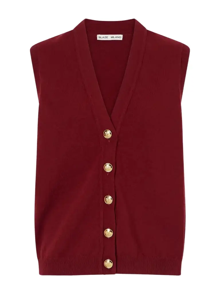 Blazé Milano Highland Wool And Cashmere-blend Vest | Image 1 Blazé Milano Highland Wool And Cashmere-blend Vest | Image 1
