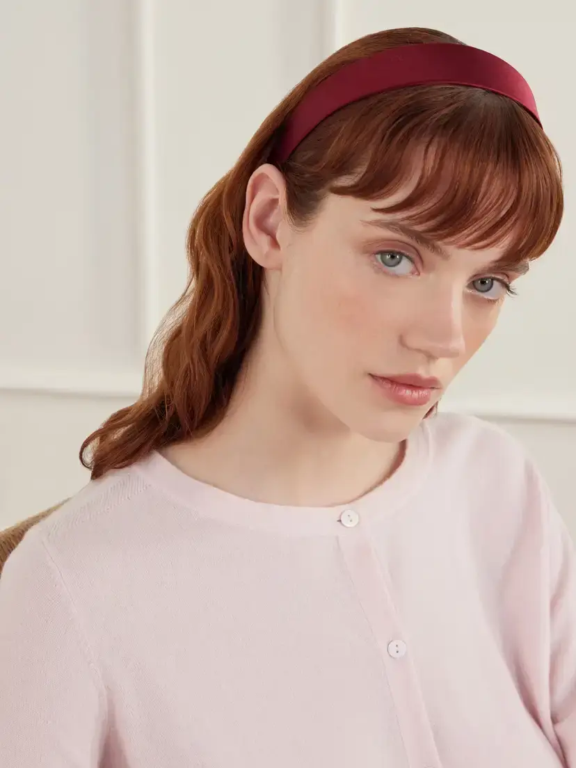 Jennifer Behr Tori Silk-satin Headband | Thumbnail 2 Jennifer Behr Tori Silk-satin Headband | Thumbnail 2