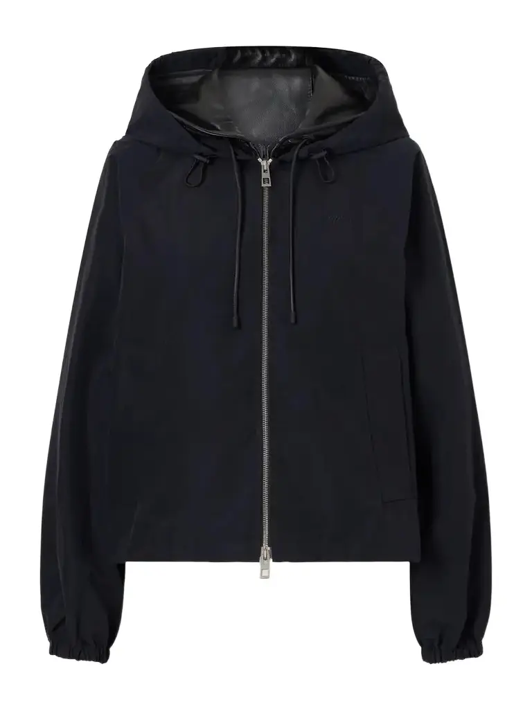 Cotton-blend Shell Hooded Jacket Cotton-blend Shell Hooded Jacket