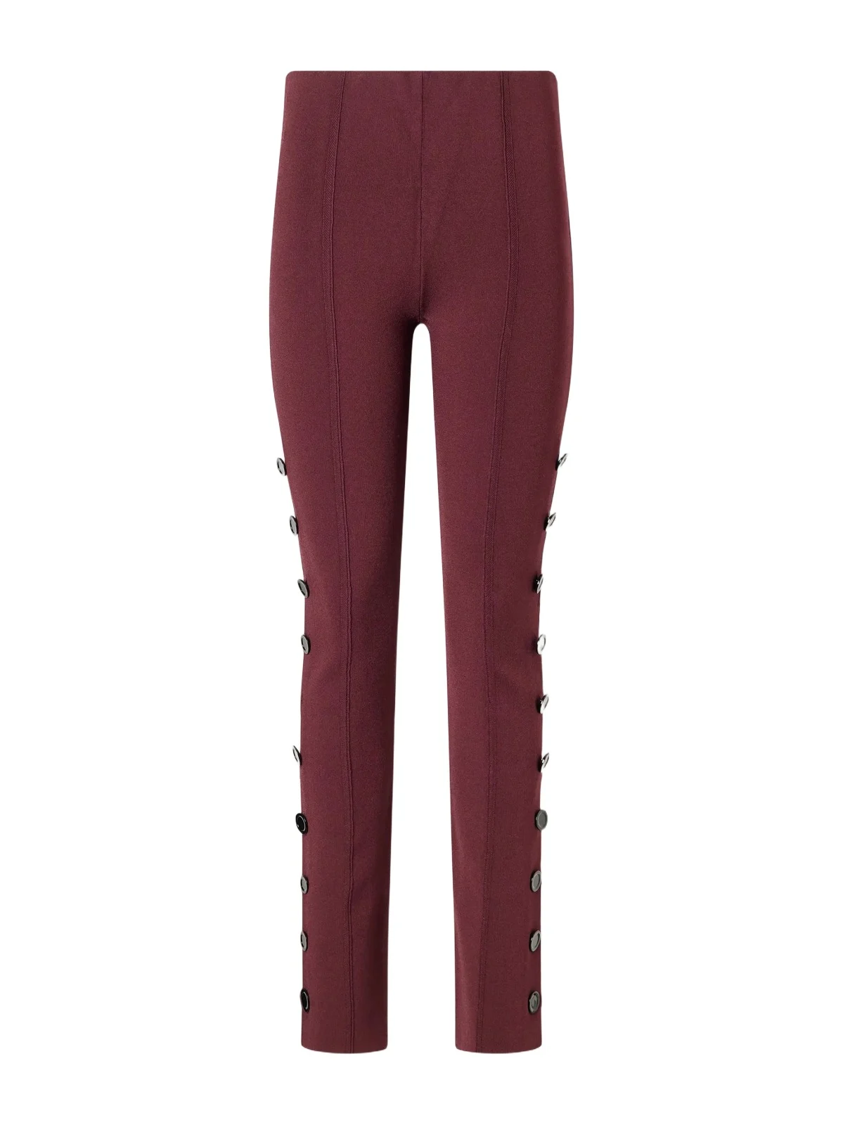 Martina Button-embellished Stretch-jersey Skinny Pants Martina Button-embellished Stretch-jersey Skinny Pants