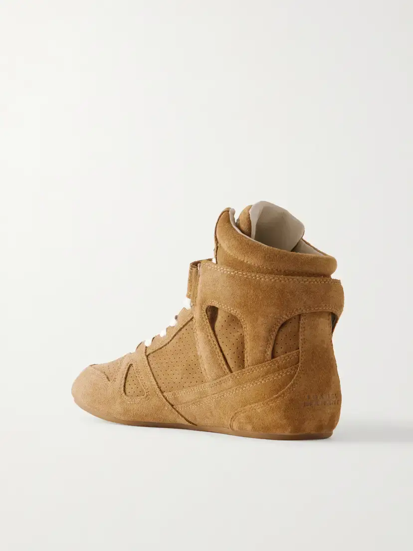 Isabel Marant Senny Perforated Suede High-top Sneakers | Thumbnail 3 Isabel Marant Senny Perforated Suede High-top Sneakers | Thumbnail 3