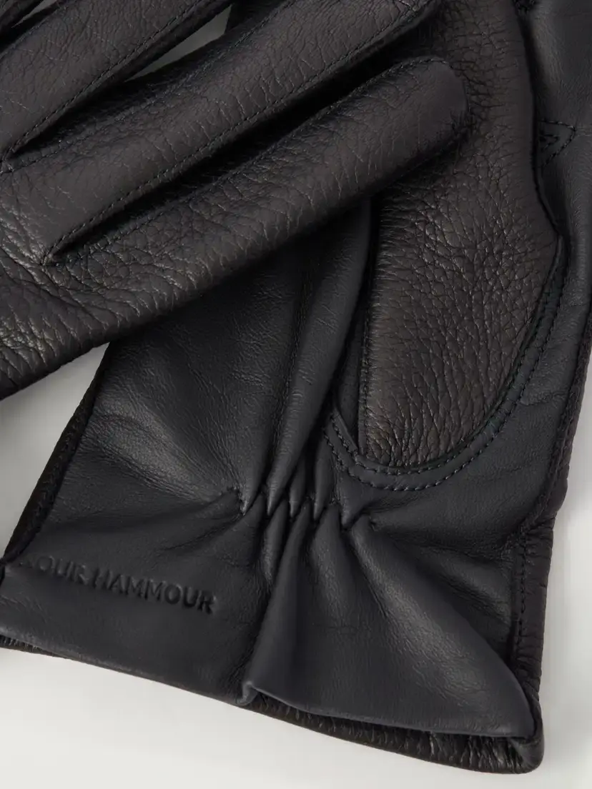 Nour Hammour Leather Gloves | Thumbnail 2 Nour Hammour Leather Gloves | Thumbnail 2