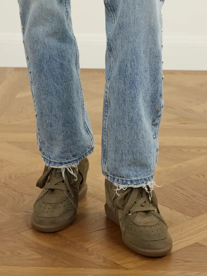 Isabel Marant Bobby Suede Wedge Sneakers | Thumbnail 2 Isabel Marant Bobby Suede Wedge Sneakers | Thumbnail 2