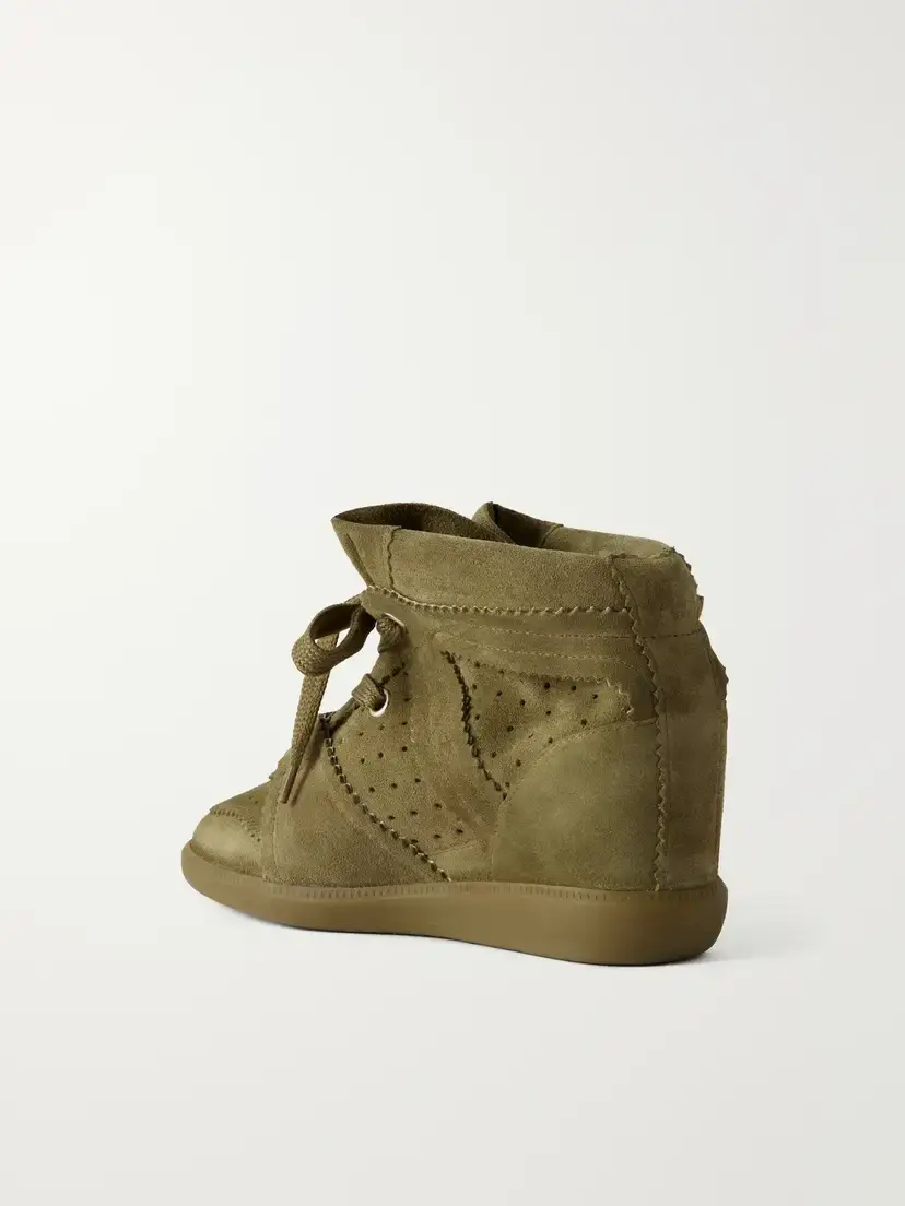 Isabel Marant Bobby Suede Wedge Sneakers | Thumbnail 3 Isabel Marant Bobby Suede Wedge Sneakers | Thumbnail 3