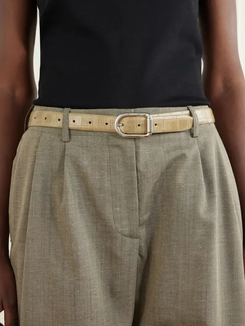 Déhanche Mija Embossed Leather Belt | Thumbnail 2
