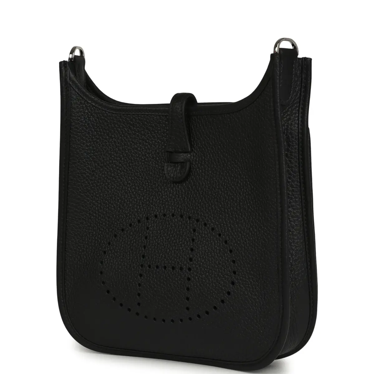 HERMÈS Hermes Evelyne 23 Black Clemence Palladium Hardware | Thumbnail 5 HERMÈS Hermes Evelyne 23 Black Clemence Palladium Hardware | Thumbnail 5