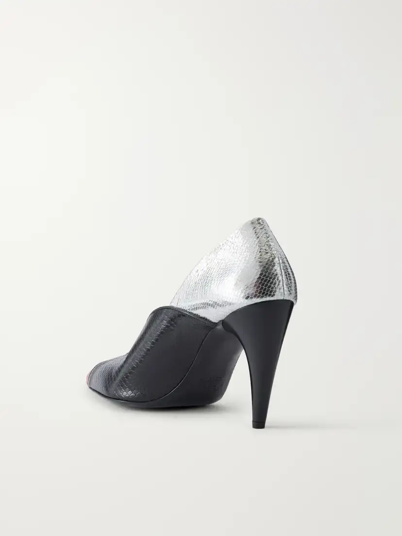 Isabel Marant Luza 100 Paneled Snake-effect Leather Pumps | Thumbnail 3 Isabel Marant Luza 100 Paneled Snake-effect Leather Pumps | Thumbnail 3