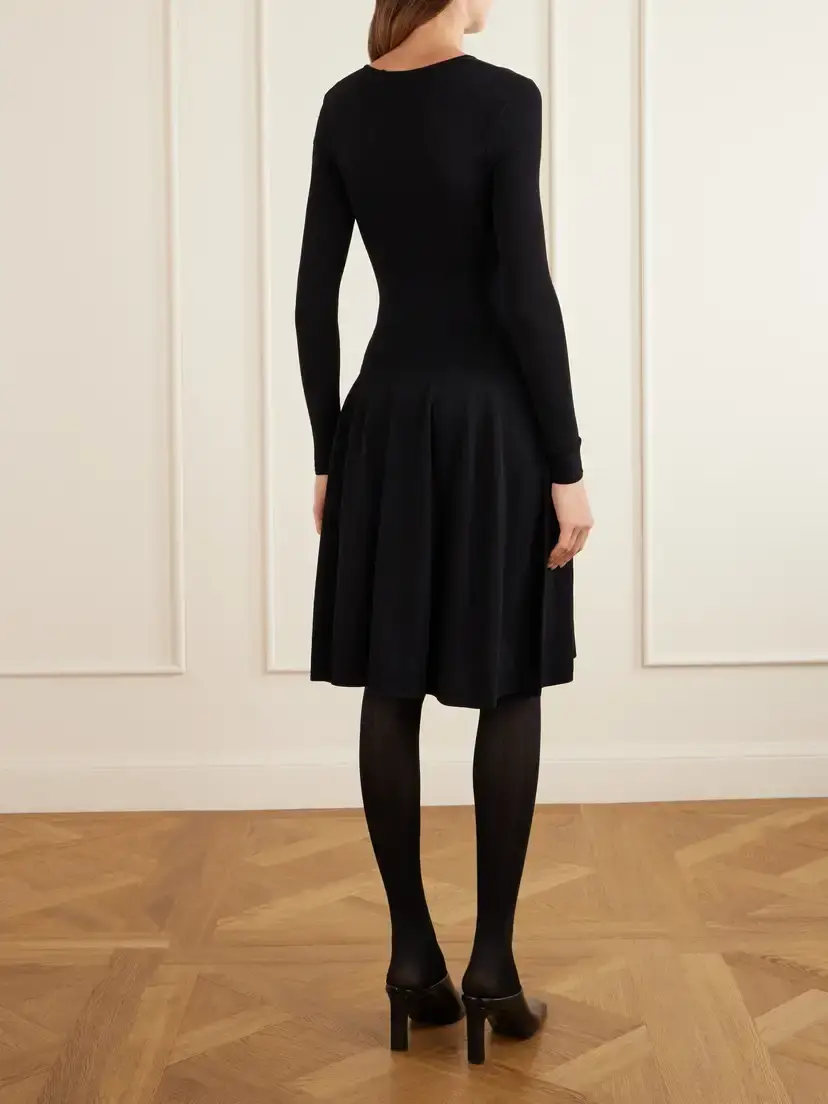 TOTEME Jersey Draped Knee-length Dress | Thumbnail 3