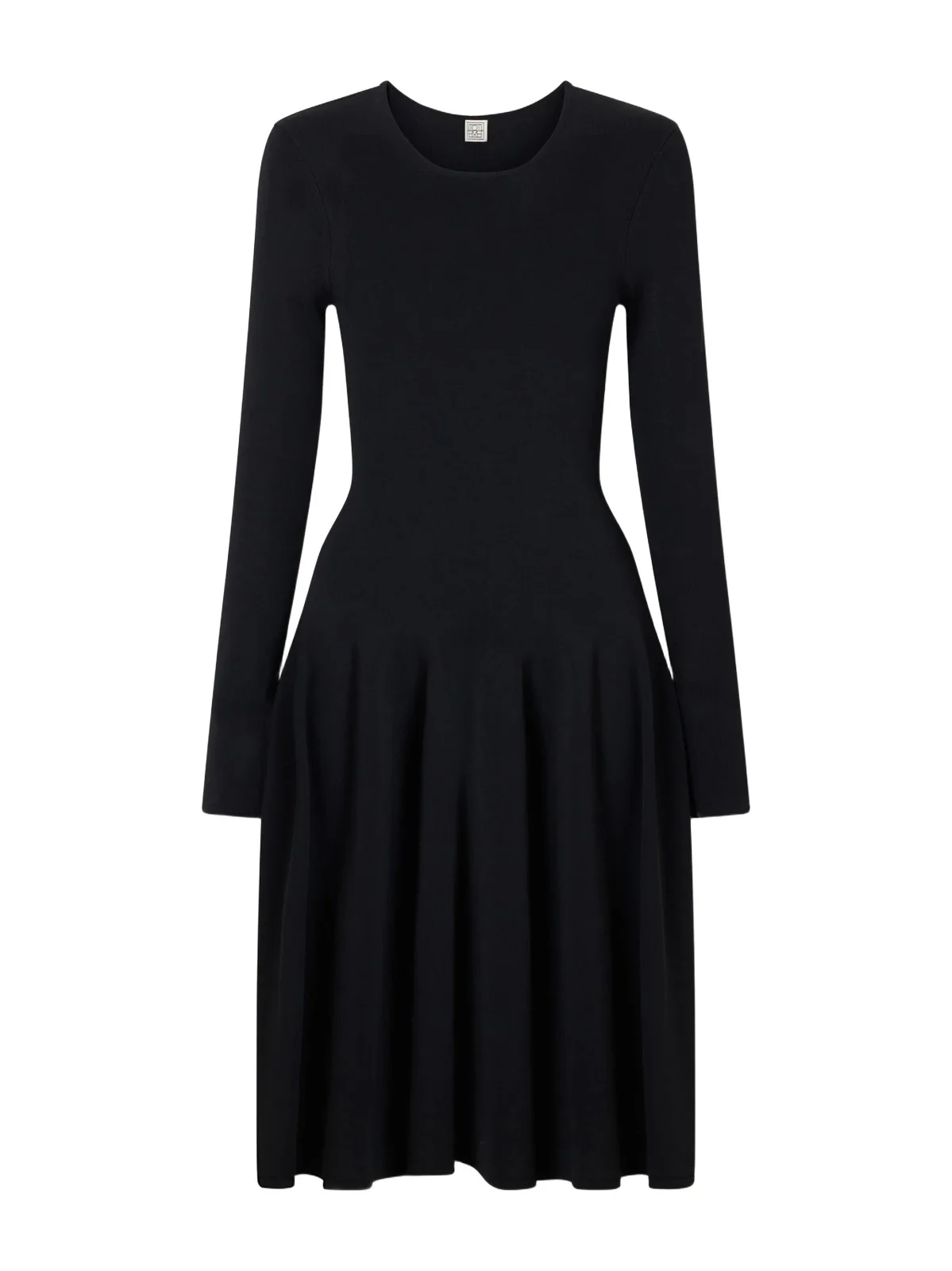 TOTEME Jersey Draped Knee-length Dress