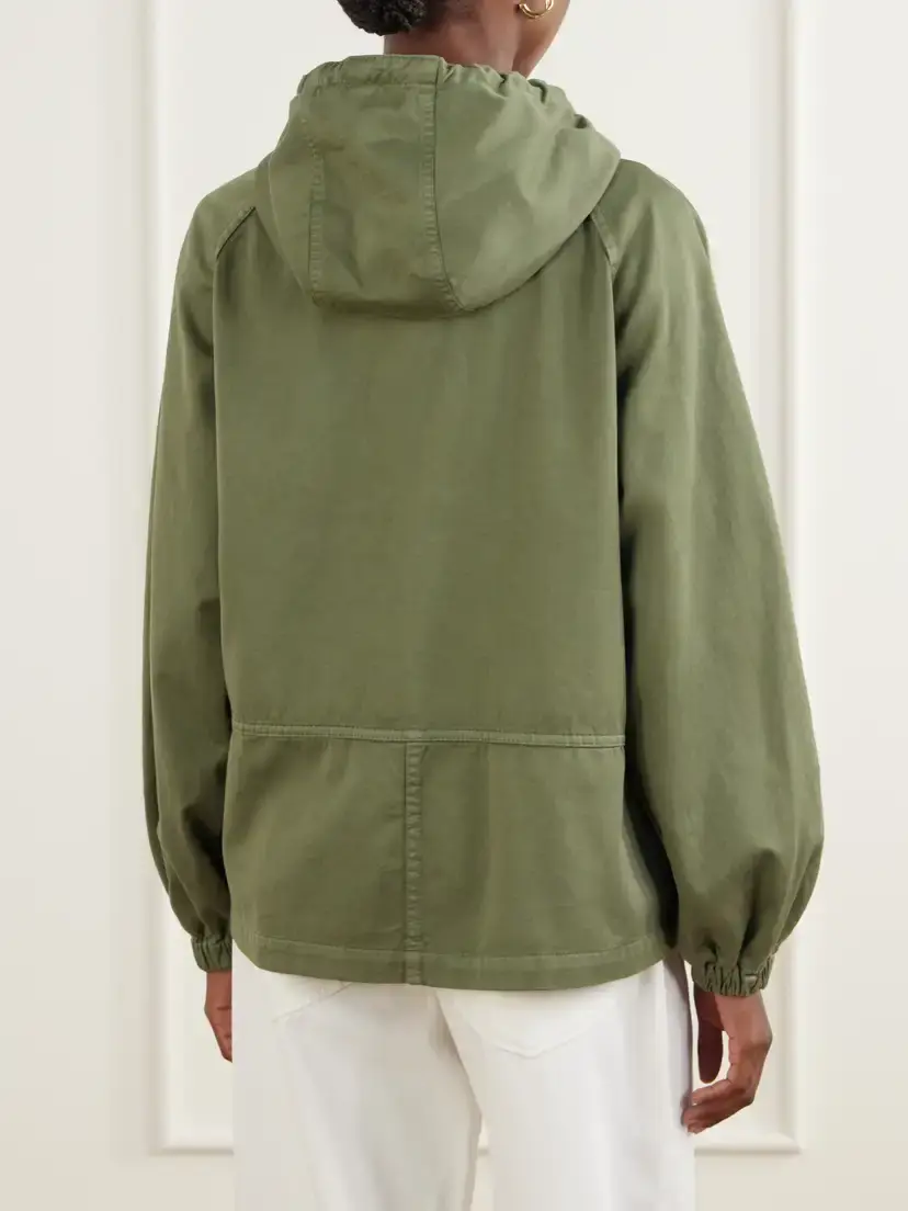 Loewe Logo-embroidered Cotton-canvas Hooded Parka | Thumbnail 4 Loewe Logo-embroidered Cotton-canvas Hooded Parka | Thumbnail 4