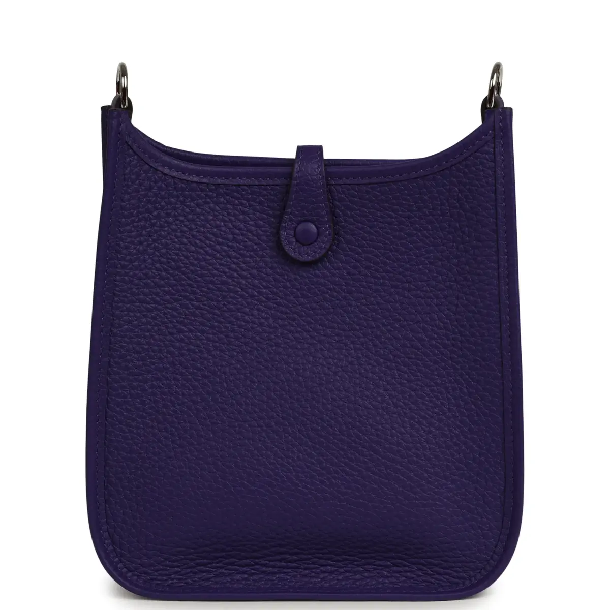 HERMÈS Hermes Evelyne TPM Purple Clemence Palladium Hardware | Thumbnail 4 HERMÈS Hermes Evelyne TPM Purple Clemence Palladium Hardware | Thumbnail 4