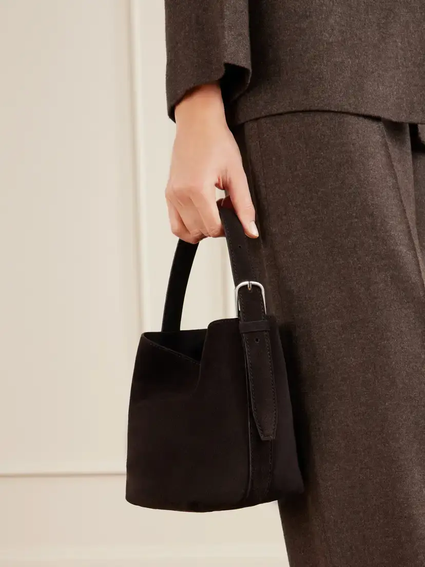 TOTEME Belted Suede Tote | Thumbnail 2