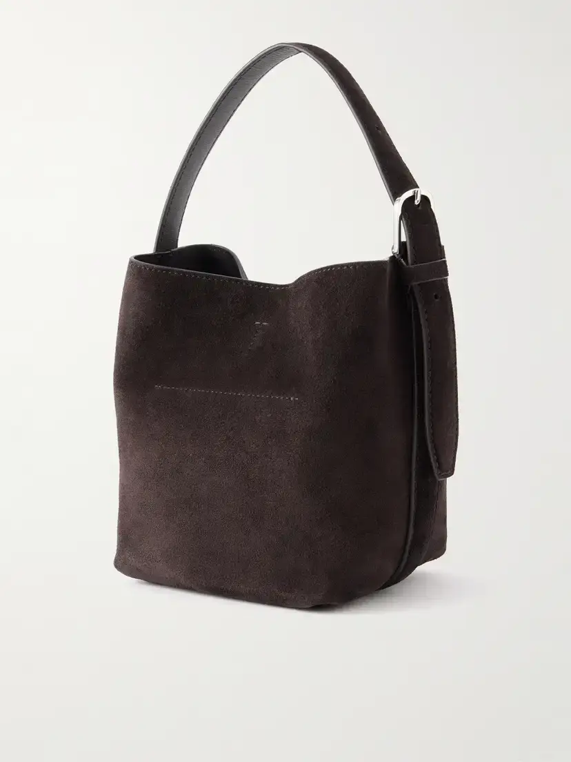 TOTEME Belted Suede Tote | Thumbnail 4