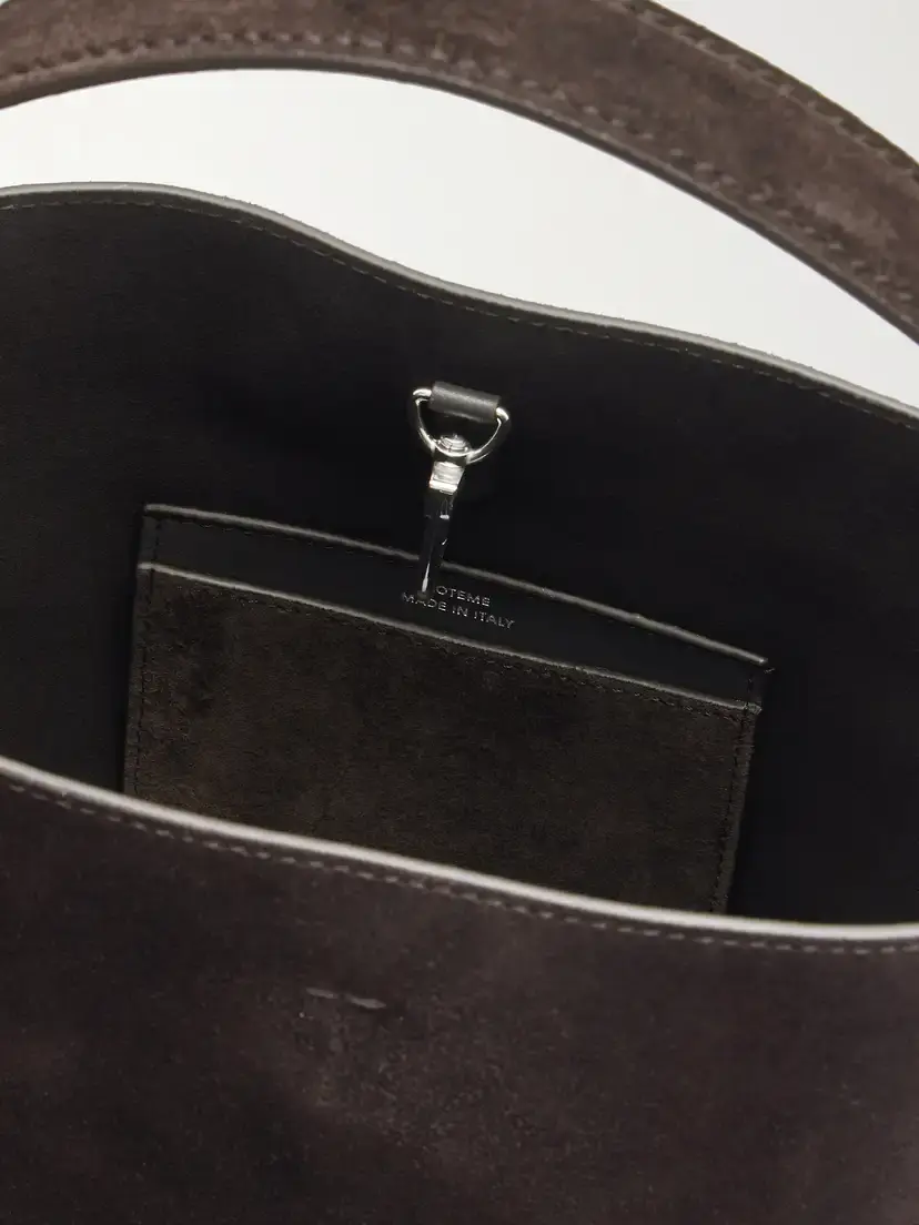 TOTEME Belted Suede Tote | Thumbnail 6