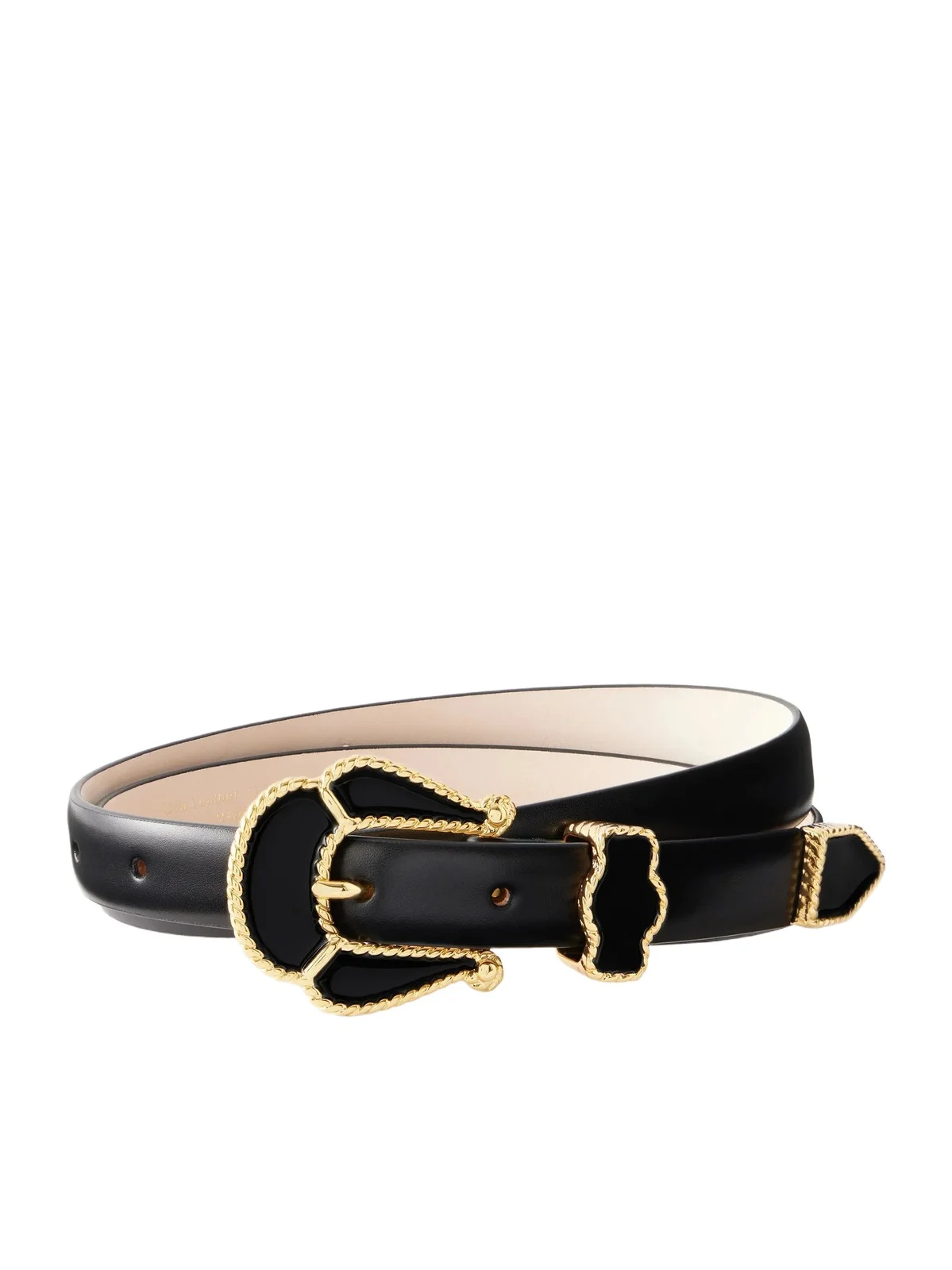 Santo Enamel Leather Belt Santo Enamel Leather Belt