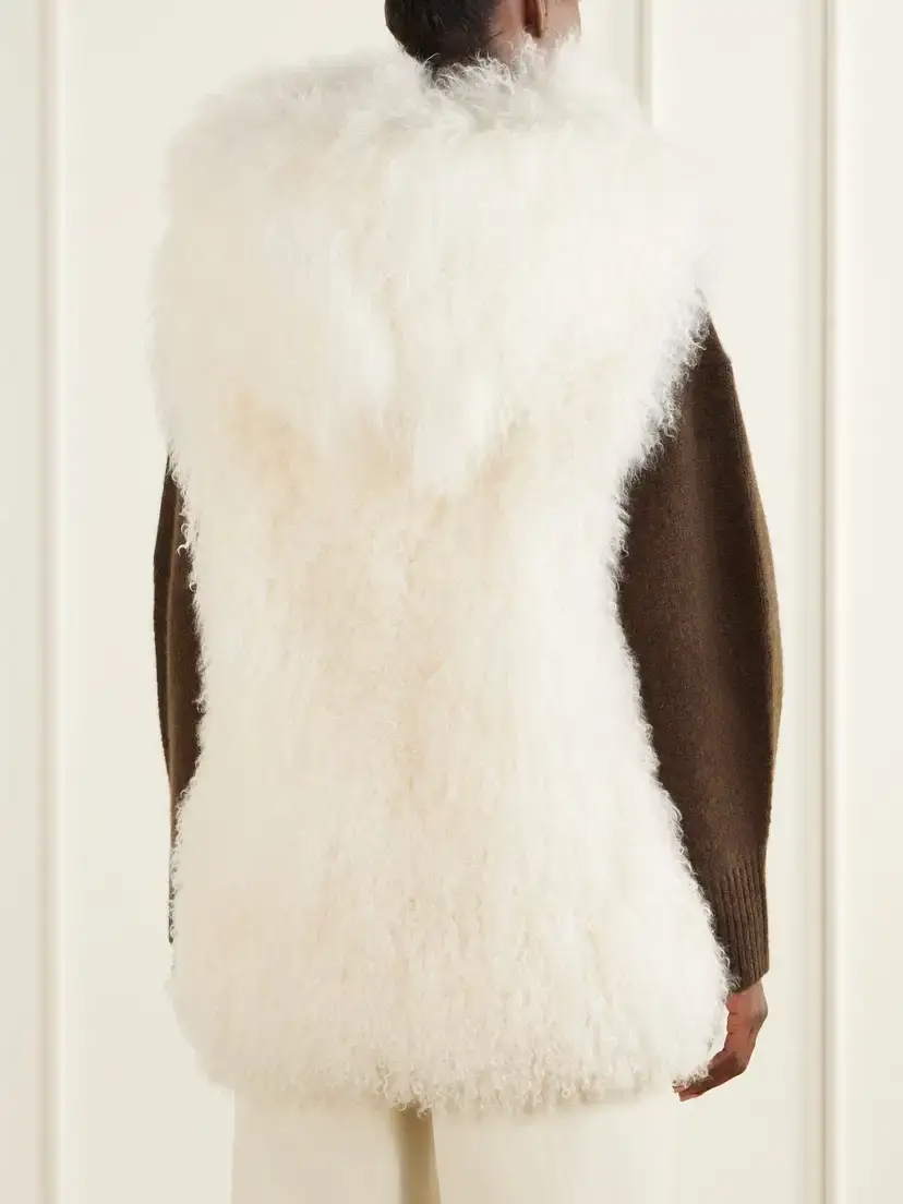 Yves Salomon Shearling Gilet | Thumbnail 4