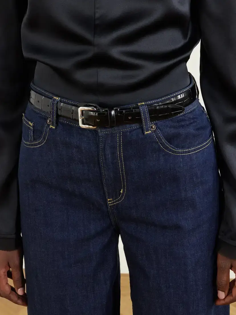 Déhanche Nini Embossed Leather Belt | Thumbnail 2