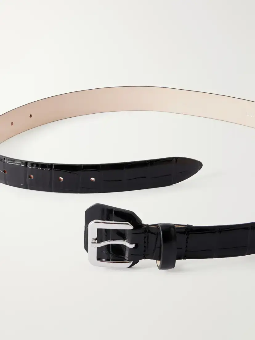 Déhanche Nini Embossed Leather Belt | Thumbnail 3