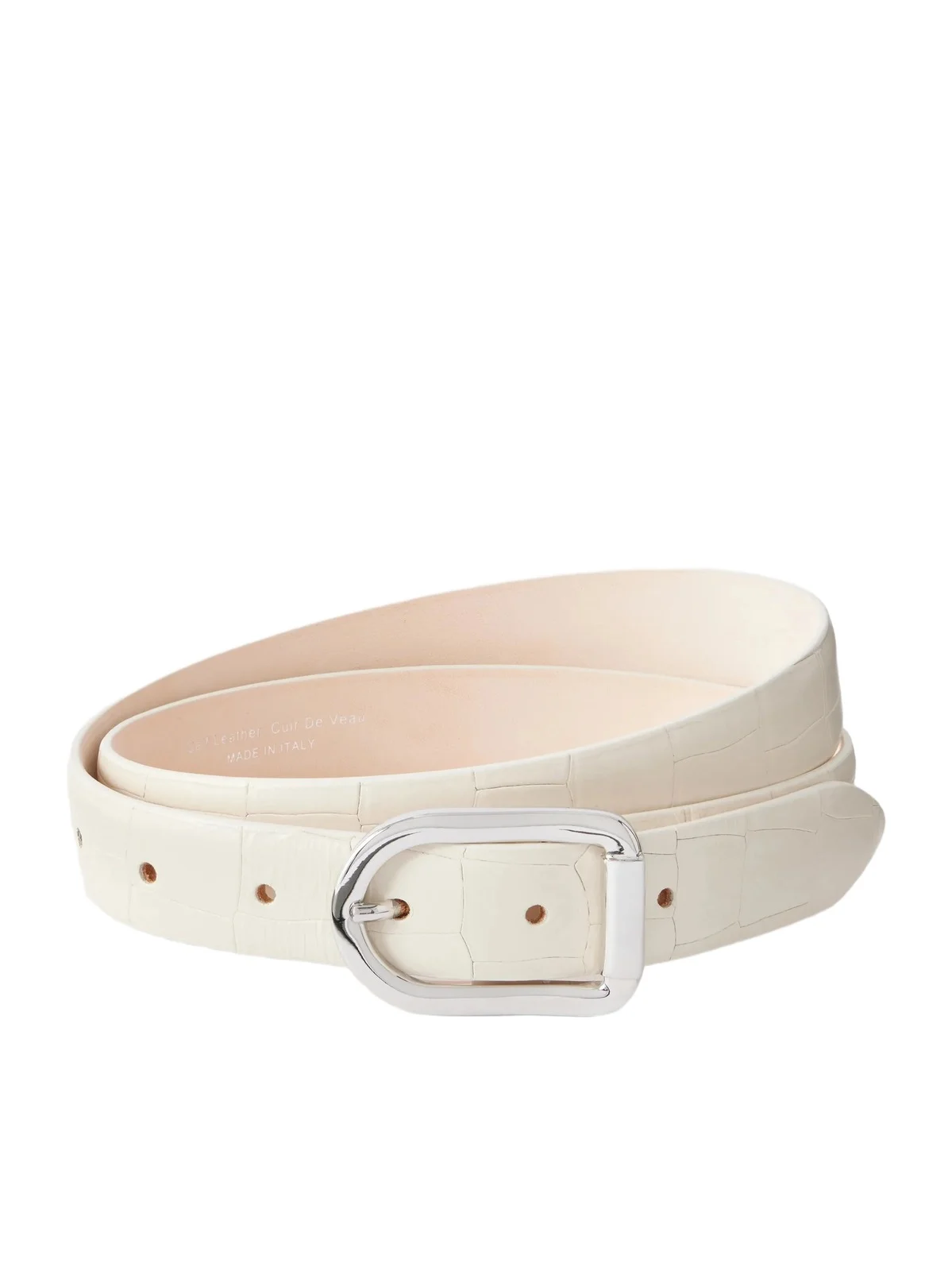 Mija Embossed Leather Belt