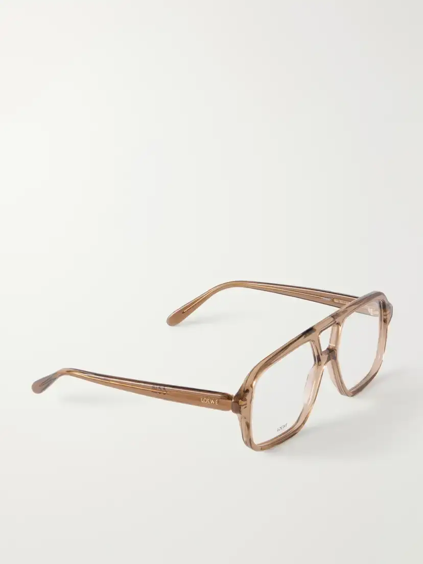 Loewe Slim Aviator-style Acetate Glasses | Thumbnail 3