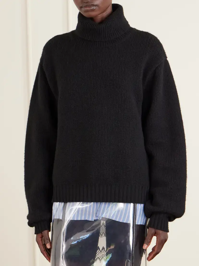 Tom Ford Wool, Cashmere And Mohair-blend Turtleneck Sweater | Thumbnail 3 Tom Ford Wool, Cashmere And Mohair-blend Turtleneck Sweater | Thumbnail 3