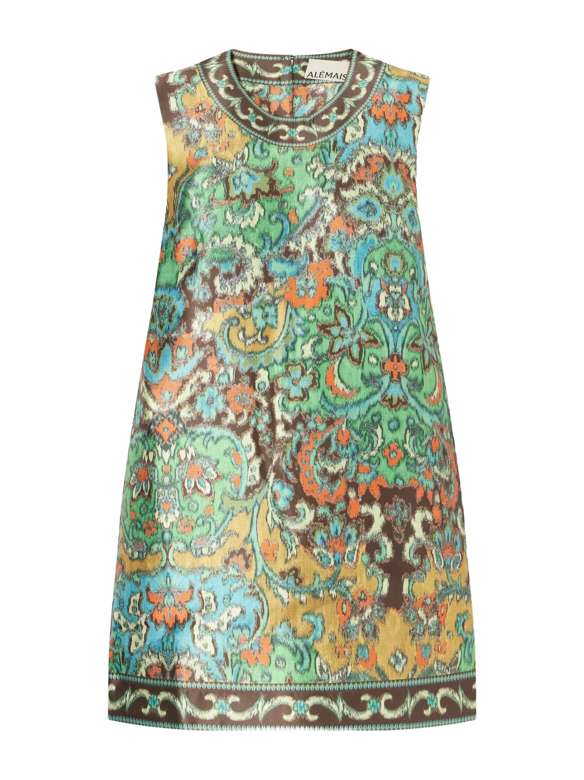 Charlotte Floral-jacquard Satin Mini Dress Charlotte Floral-jacquard Satin Mini Dress
