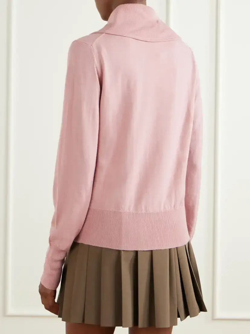 Vivienne Westwood Tie Bea Logo-embroidered Wool Polo Sweater | Thumbnail 4 Vivienne Westwood Tie Bea Logo-embroidered Wool Polo Sweater | Thumbnail 4