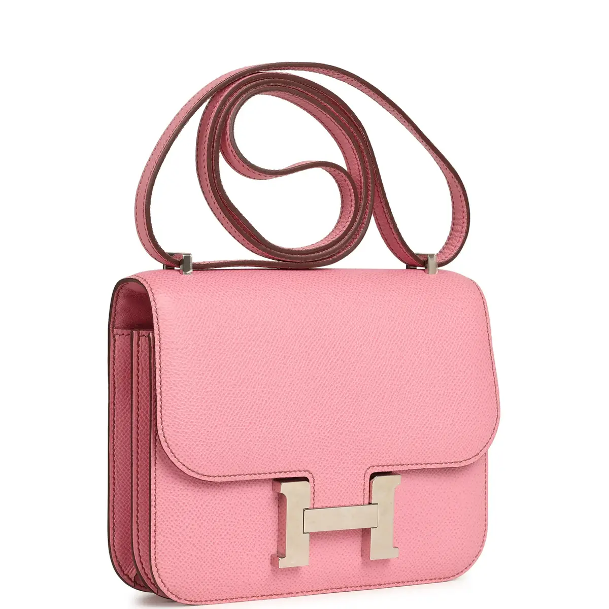 HERMÈS Pre-owned Hermes Constance 18 Bubblegum Epsom Palladium Hardware | Thumbnail 2 HERMÈS Pre-owned Hermes Constance 18 Bubblegum Epsom Palladium Hardware | Thumbnail 2