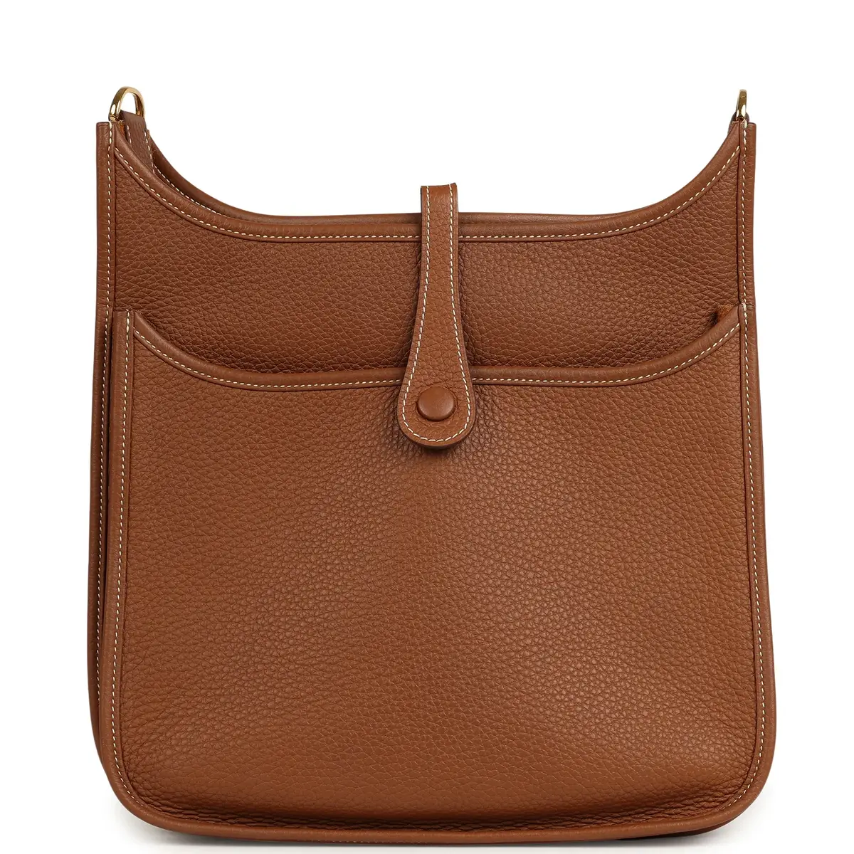 HERMÈS Pre-owned Hermes Evelyne III PM Gold Clemence Gold Hardware | Thumbnail 4 HERMÈS Pre-owned Hermes Evelyne III PM Gold Clemence Gold Hardware | Thumbnail 4