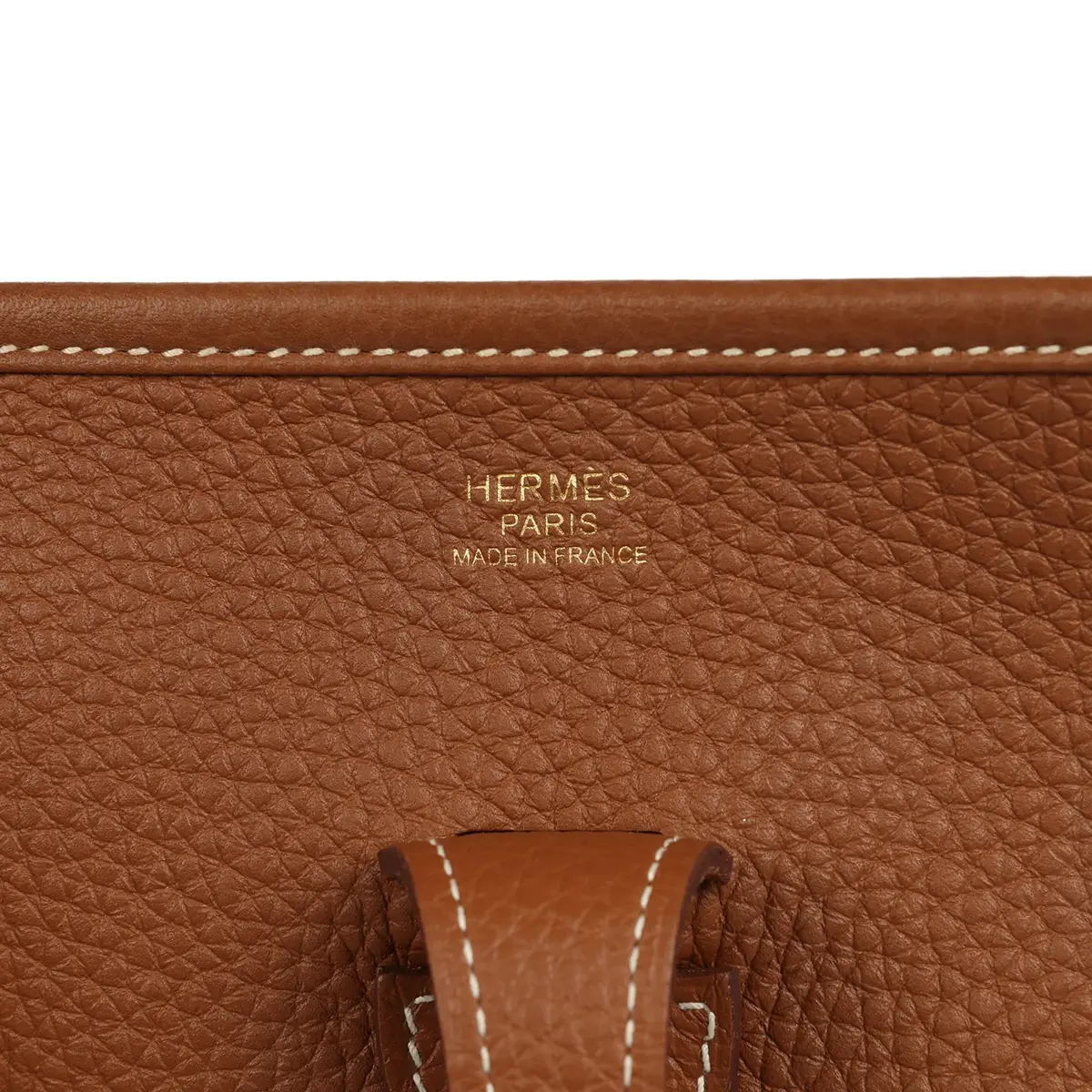 HERMÈS Pre-owned Hermes Evelyne III PM Gold Clemence Gold Hardware | Thumbnail 7 HERMÈS Pre-owned Hermes Evelyne III PM Gold Clemence Gold Hardware | Thumbnail 7