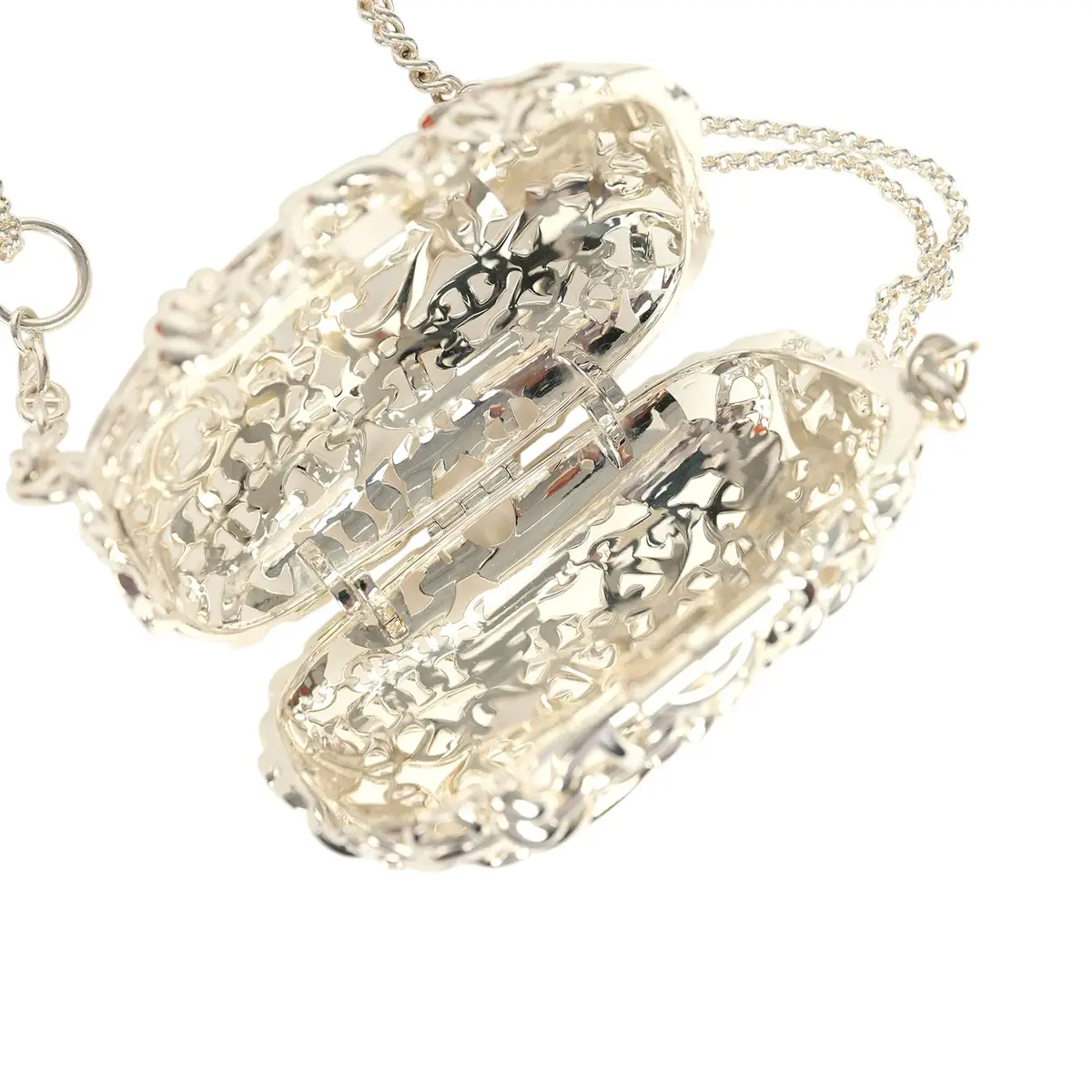 HERMÈS Pre-owned Hermes Sac Bijou Chaine D'Ancre Sterling Silver Hardware | Thumbnail 7