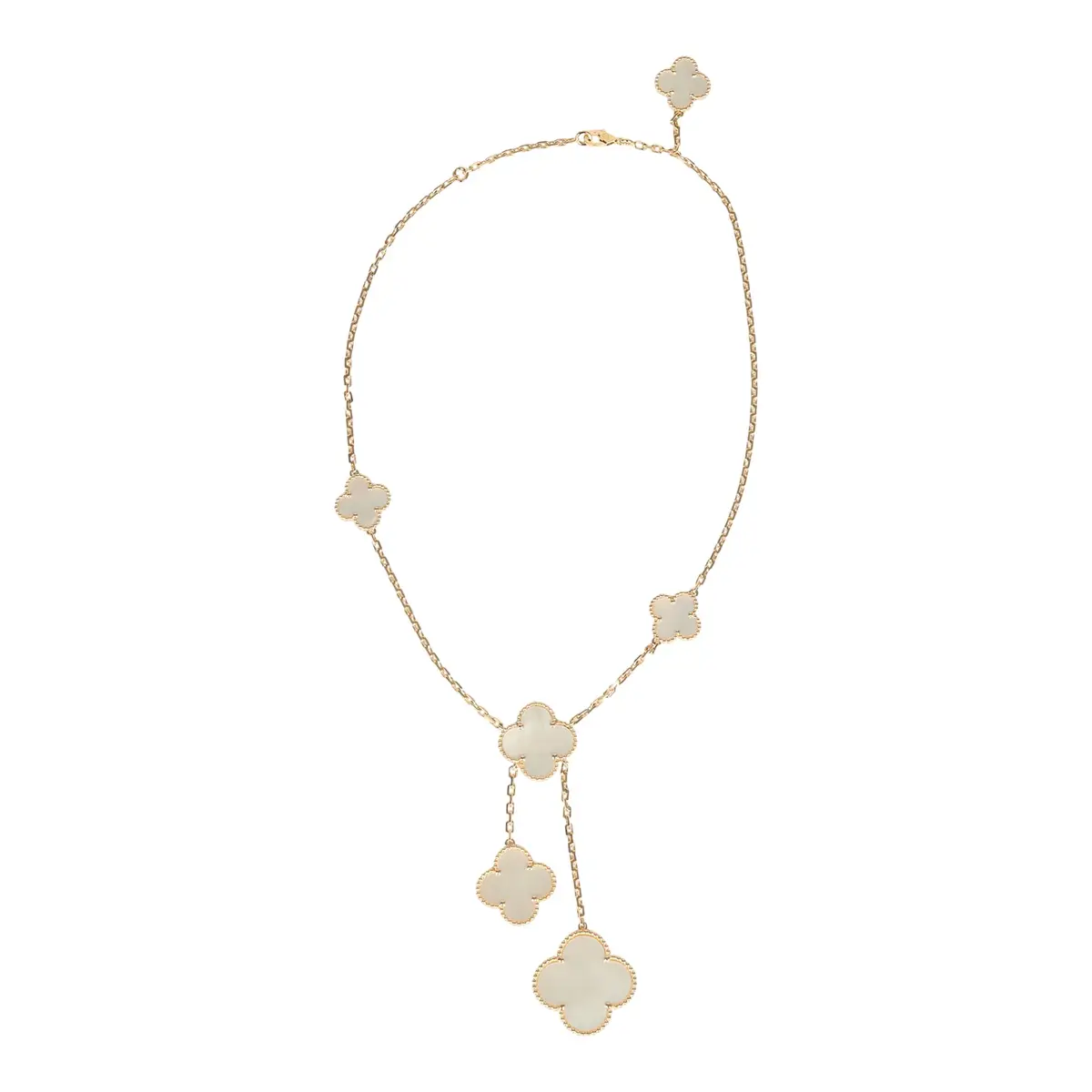 Van Cleef & Arpels Van Cleef & Arpels Magic Alhambra 6 Motif Necklace Mother of Pearl 18K Yellow Gold | Thumbnail 2 Van Cleef & Arpels Van Cleef & Arpels Magic Alhambra 6 Motif Necklace Mother of Pearl 18K Yellow Gold | Thumbnail 2