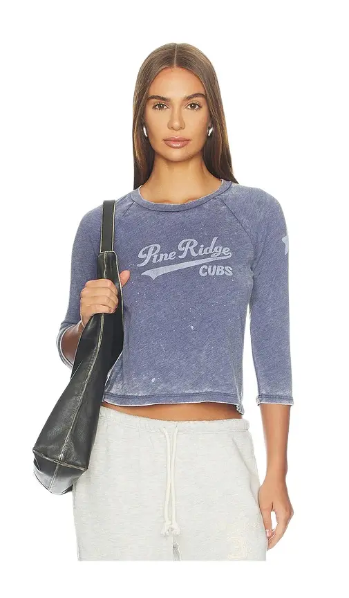 DAYDREAMER Pine Ridge Cubs Burnout Raglan Tee | Image 1 DAYDREAMER Pine Ridge Cubs Burnout Raglan Tee | Image 1