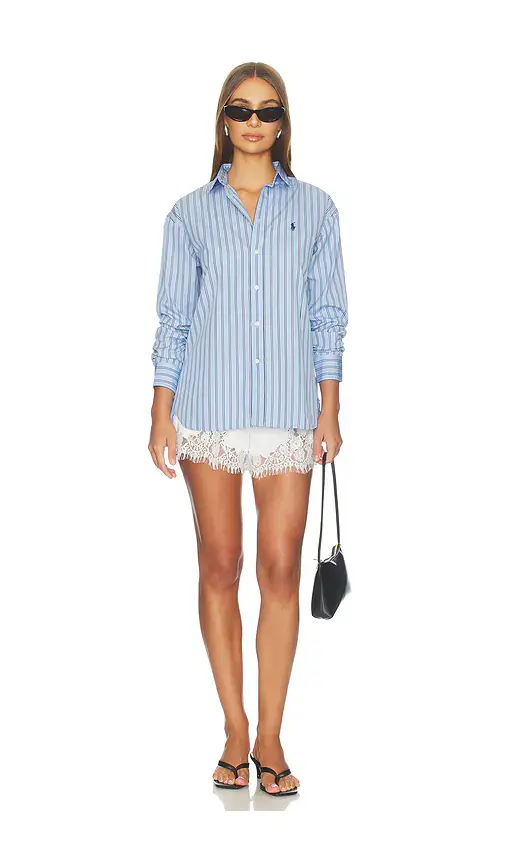 Polo Ralph Lauren Cotton Long Sleeve Blouse | Thumbnail 4 Polo Ralph Lauren Cotton Long Sleeve Blouse | Thumbnail 4
