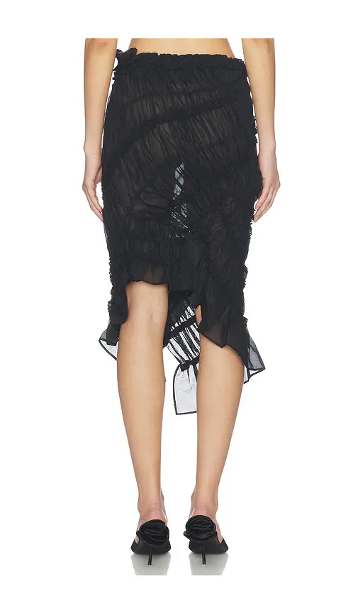 Magda Butrym Ruched Skirt | Thumbnail 4 Magda Butrym Ruched Skirt | Thumbnail 4