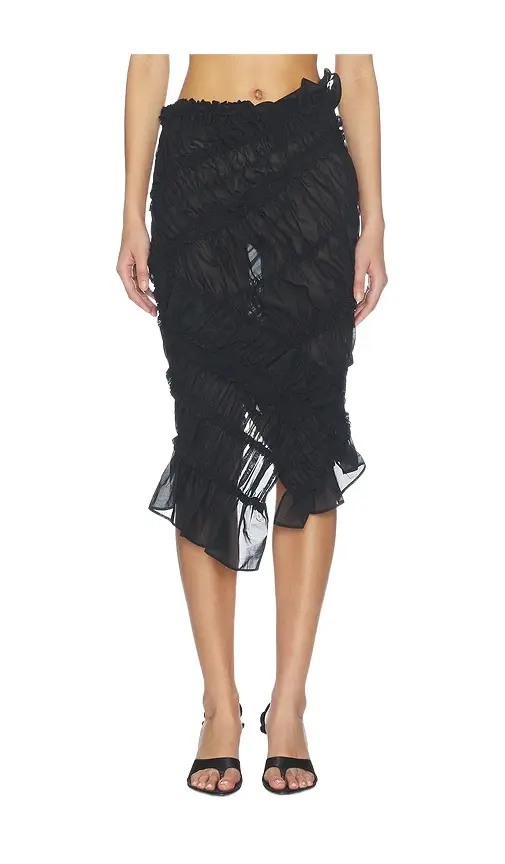 Magda Butrym Ruched Skirt | Image 1 Magda Butrym Ruched Skirt | Image 1